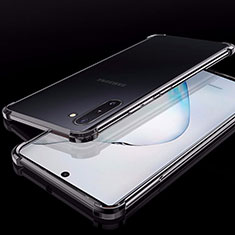 Ultra-thin Transparent TPU Soft Case Cover H02 for Samsung Galaxy Note 10 5G Black