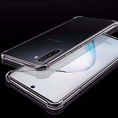 Ultra-thin Transparent TPU Soft Case Cover H02 for Samsung Galaxy Note 10 5G Clear
