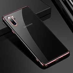 Ultra-thin Transparent TPU Soft Case Cover H02 for Samsung Galaxy Note 10 Plus 5G Rose Gold