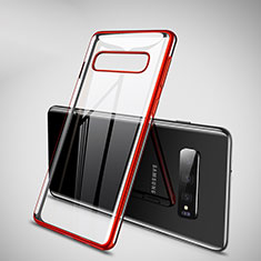 Ultra-thin Transparent TPU Soft Case Cover H02 for Samsung Galaxy S10 5G Red