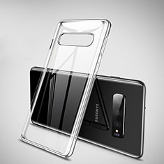 Ultra-thin Transparent TPU Soft Case Cover H02 for Samsung Galaxy S10 Plus Silver