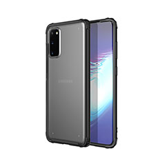 Ultra-thin Transparent TPU Soft Case Cover H02 for Samsung Galaxy S20 5G Black
