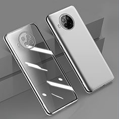 Ultra-thin Transparent TPU Soft Case Cover H02 for Xiaomi Mi 10i 5G Silver