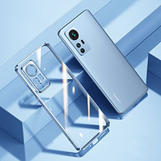 Ultra-thin Transparent TPU Soft Case Cover H02 for Xiaomi Mi 12 5G Blue