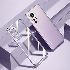 Ultra-thin Transparent TPU Soft Case Cover H02 for Xiaomi Mi 12 5G Purple
