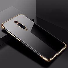 Ultra-thin Transparent TPU Soft Case Cover H02 for Xiaomi Mi 9T Gold