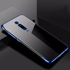 Ultra-thin Transparent TPU Soft Case Cover H02 for Xiaomi Mi 9T Pro Blue