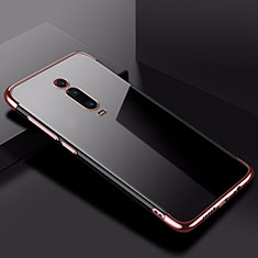 Ultra-thin Transparent TPU Soft Case Cover H02 for Xiaomi Mi 9T Rose Gold