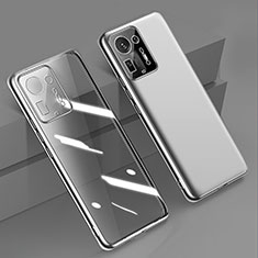 Ultra-thin Transparent TPU Soft Case Cover H02 for Xiaomi Mi Mix 4 5G Silver