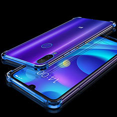 Ultra-thin Transparent TPU Soft Case Cover H02 for Xiaomi Mi Play 4G Blue