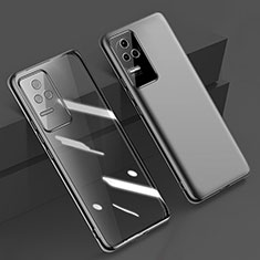 Ultra-thin Transparent TPU Soft Case Cover H02 for Xiaomi Poco F4 5G Black