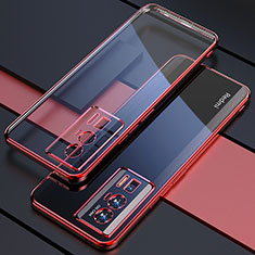 Ultra-thin Transparent TPU Soft Case Cover H02 for Xiaomi Poco F5 Pro 5G Red