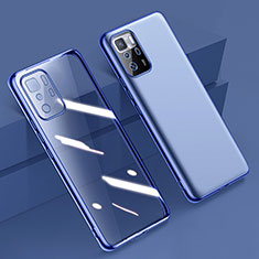 Ultra-thin Transparent TPU Soft Case Cover H02 for Xiaomi Poco X3 GT 5G Blue