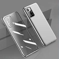 Ultra-thin Transparent TPU Soft Case Cover H02 for Xiaomi Poco X3 GT 5G Silver