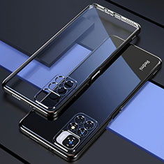 Ultra-thin Transparent TPU Soft Case Cover H02 for Xiaomi Redmi 10 4G Black