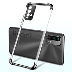 Ultra-thin Transparent TPU Soft Case Cover H02 for Xiaomi Redmi 9T 4G Black