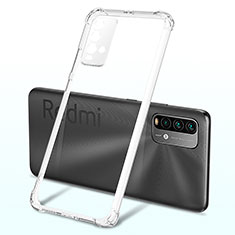 Ultra-thin Transparent TPU Soft Case Cover H02 for Xiaomi Redmi 9T 4G Clear