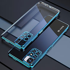 Ultra-thin Transparent TPU Soft Case Cover H02 for Xiaomi Redmi Note 11S 5G Blue