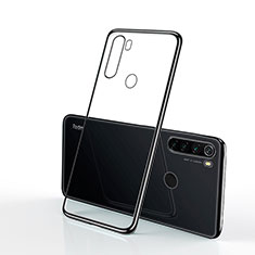 Ultra-thin Transparent TPU Soft Case Cover H02 for Xiaomi Redmi Note 8 (2021) Black