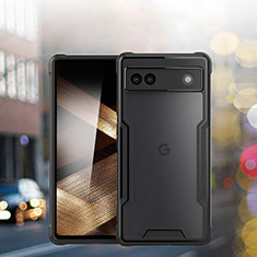 Ultra-thin Transparent TPU Soft Case Cover H03 for Google Pixel 6a 5G Black
