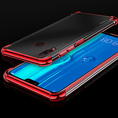 Ultra-thin Transparent TPU Soft Case Cover H03 for Huawei Enjoy 9 Plus Red