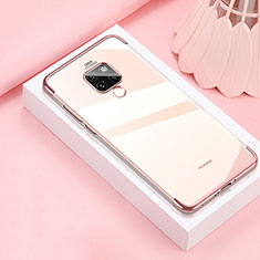 Ultra-thin Transparent TPU Soft Case Cover H03 for Huawei Mate 20 Pro Rose Gold