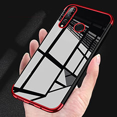 Ultra-thin Transparent TPU Soft Case Cover H03 for Huawei P Smart+ Plus (2019) Red