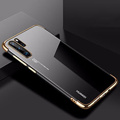 Ultra-thin Transparent TPU Soft Case Cover H03 for Huawei P30 Pro Gold