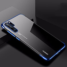 Ultra-thin Transparent TPU Soft Case Cover H03 for Huawei P30 Pro New Edition Blue