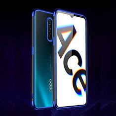 Ultra-thin Transparent TPU Soft Case Cover H03 for Oppo Reno Ace Blue