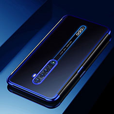 Ultra-thin Transparent TPU Soft Case Cover H03 for Oppo Reno2 Blue