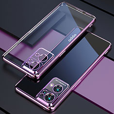 Ultra-thin Transparent TPU Soft Case Cover H03 for Oppo Reno7 Pro 5G Purple