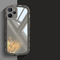 Ultra-thin Transparent TPU Soft Case Cover H03 for Realme 10 5G Black