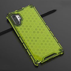 Ultra-thin Transparent TPU Soft Case Cover H03 for Samsung Galaxy Note 10 Plus Green