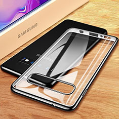 Ultra-thin Transparent TPU Soft Case Cover H03 for Samsung Galaxy S10 Black