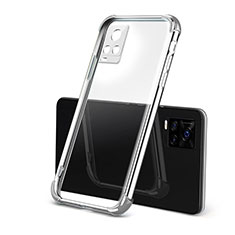 Ultra-thin Transparent TPU Soft Case Cover H03 for Vivo V20 Pro 5G Silver