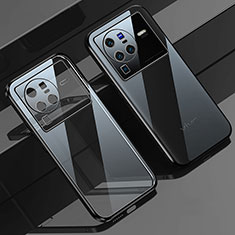 Ultra-thin Transparent TPU Soft Case Cover H03 for Vivo X80 Pro 5G Black