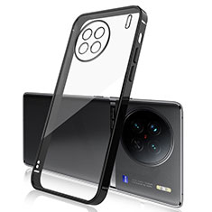 Ultra-thin Transparent TPU Soft Case Cover H03 for Vivo X90 5G Black