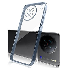 Ultra-thin Transparent TPU Soft Case Cover H03 for Vivo X90 5G Blue