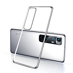Ultra-thin Transparent TPU Soft Case Cover H03 for Xiaomi Mi 10 Ultra Silver