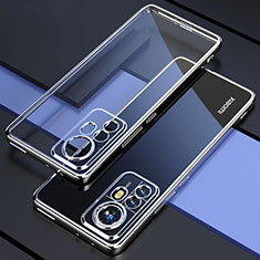 Ultra-thin Transparent TPU Soft Case Cover H03 for Xiaomi Mi 12 Pro 5G Silver