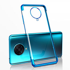 Ultra-thin Transparent TPU Soft Case Cover H03 for Xiaomi Poco F2 Pro Blue