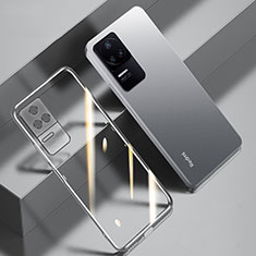 Ultra-thin Transparent TPU Soft Case Cover H03 for Xiaomi Poco F4 5G Silver