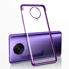 Ultra-thin Transparent TPU Soft Case Cover H03 for Xiaomi Redmi K30 Pro 5G Purple