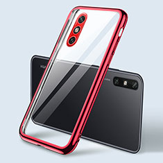Ultra-thin Transparent TPU Soft Case Cover H04 for Huawei Enjoy 10e Red