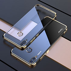 Ultra-thin Transparent TPU Soft Case Cover H04 for Huawei Honor V10 Lite Gold