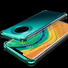 Ultra-thin Transparent TPU Soft Case Cover H04 for Huawei Mate 30 5G Green