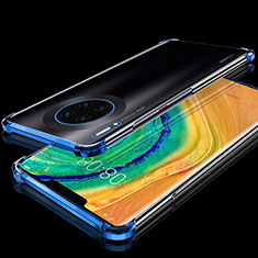 Ultra-thin Transparent TPU Soft Case Cover H04 for Huawei Mate 30 Blue