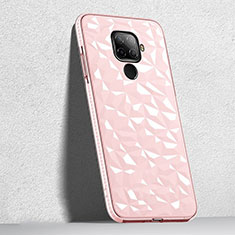 Ultra-thin Transparent TPU Soft Case Cover H04 for Huawei Mate 30 Lite Pink