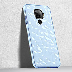 Ultra-thin Transparent TPU Soft Case Cover H04 for Huawei Nova 5i Pro Sky Blue